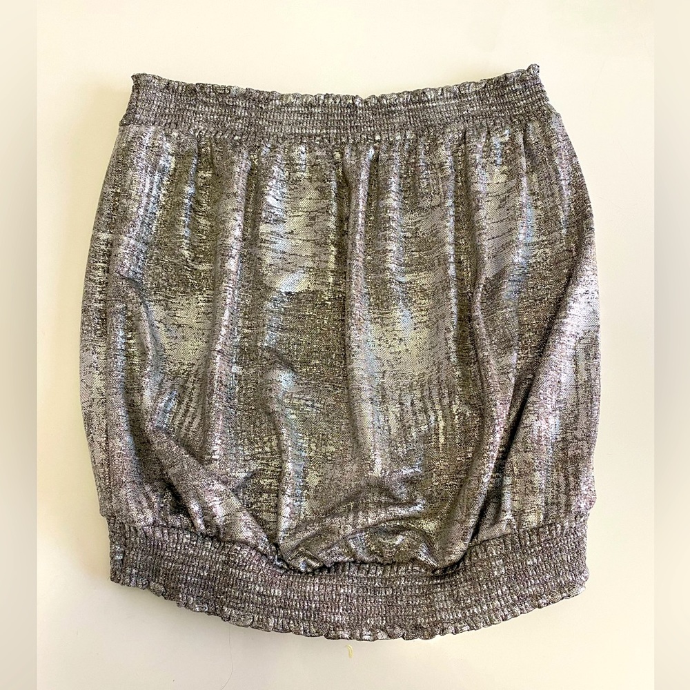 Anthropologie Shimmery Halter Top